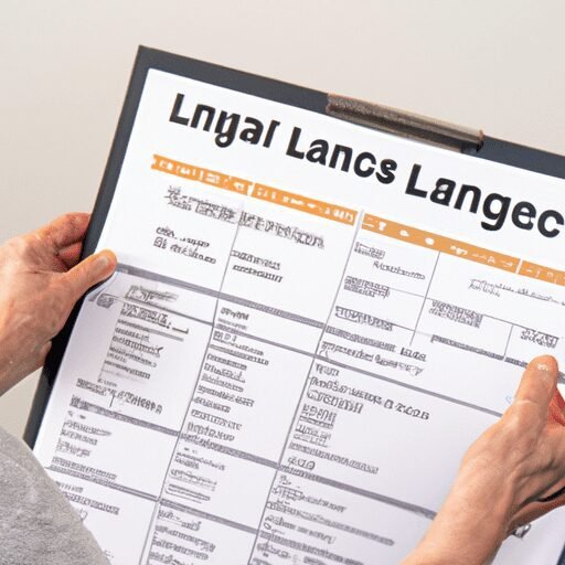 אדם הסוקר פוליסת ביטוח סיעודי ושוקל את אפשרויותיו